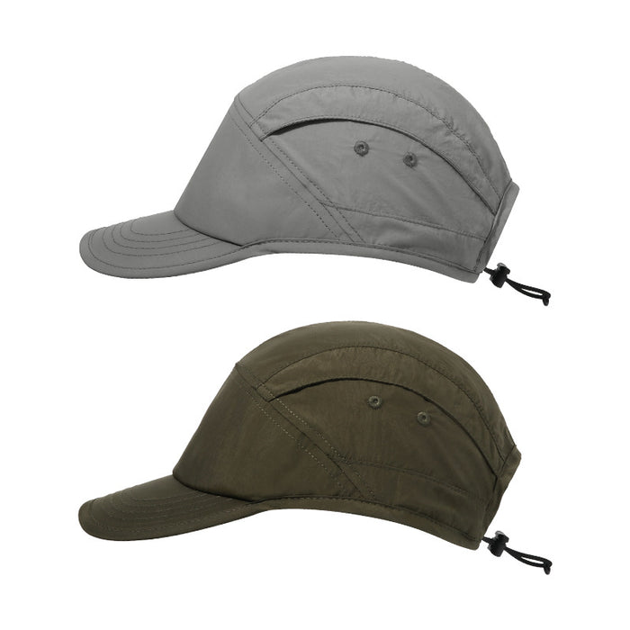 Wholesale Quick drying duckbill cap workwear, outdoor breathable baseball cap, drawstring adjustable cap