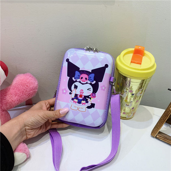 Wholesale New Western style crossbody bag for children, cute printed single shoulder small square bag