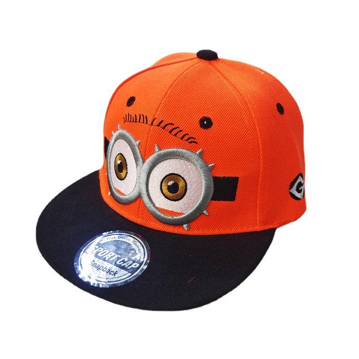 Wholesale Children's Flat brimmed Hat Cartoon Embroidered Hat Children's Baseball Hat Outdoor Duck Tongue Hat