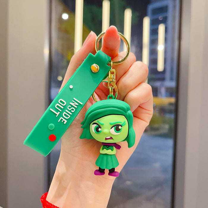 Wholesale Cute keychain car ornament cartoon figurine student backpack