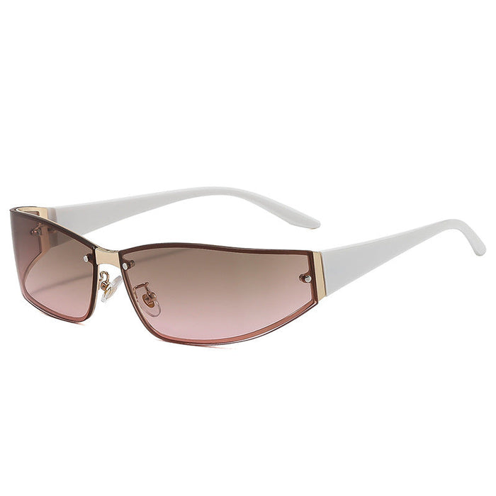 Wholesale Y2K Frameless Sunglasses Trendy Street Fashion Sun Glasses for Women