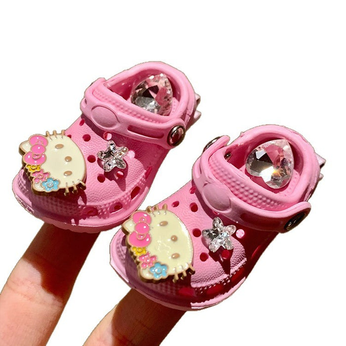 Wholesale Cartoon Cat Slippers with Diamonds, Hairpins, Versatile Hair Accessories
