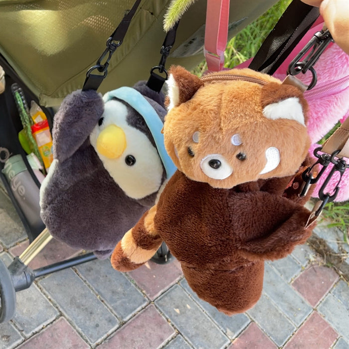 Wholesale Cute toy little penguin little raccoon schoolbag  cartoon backpack
