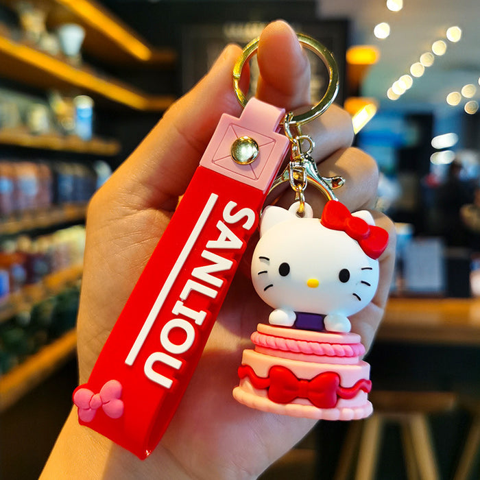 Wholesale Cartoon Doll Silicone Keychain JDC-KC-Tingm260