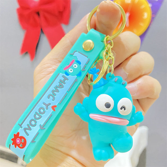 Wholesale Cute little fish PVC keychains for couples