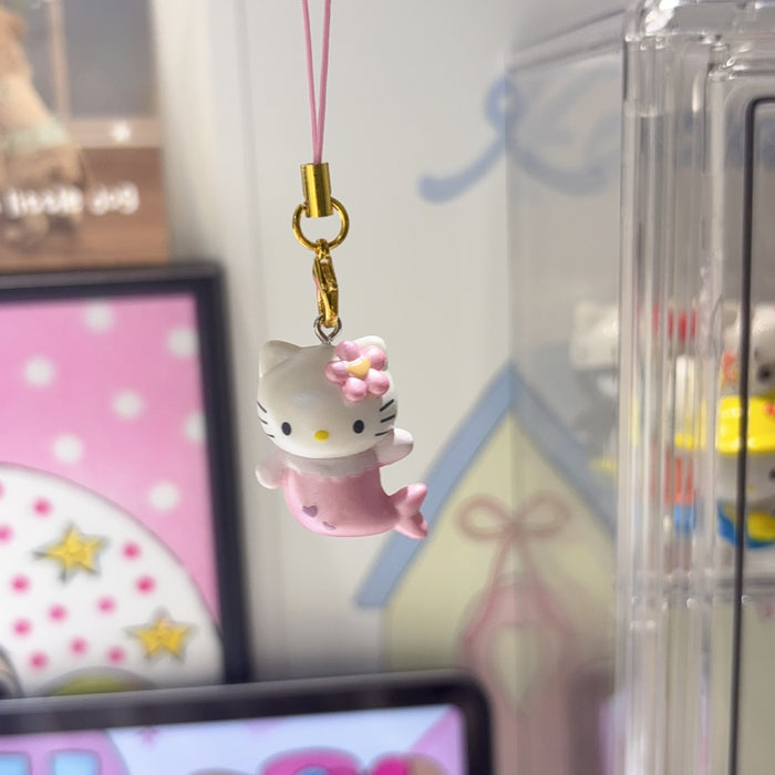 Wholesale Mermaid Black Cat Keychain