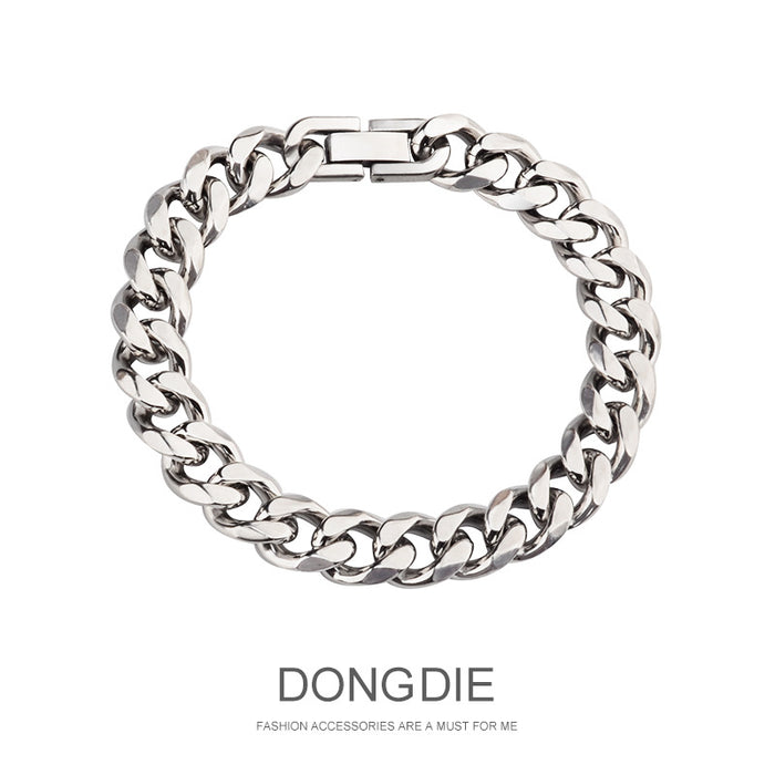 Wholesale Bracelet titanium steel simple bracelet boys and girls chain