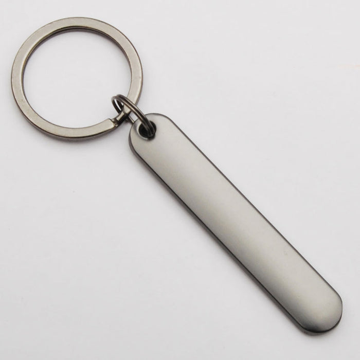 Wholesale Various Laser Engraved Metal Plate Keychains JDC-KC-Zhip002