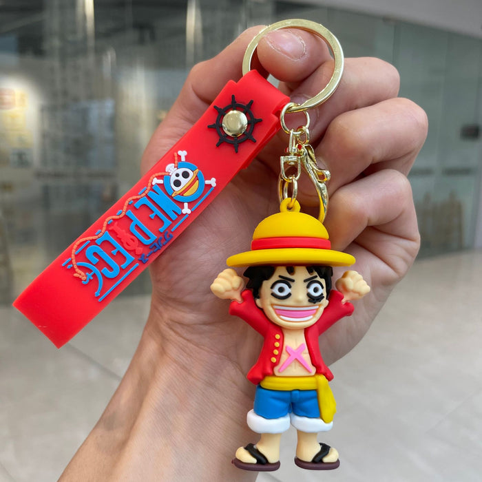 Wholesale Keychain anime 3D doll backpack pendant car keychain small gift wholesale