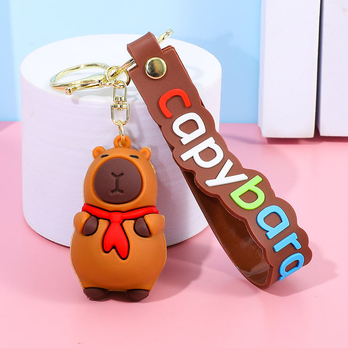 Wholesale  Capybara Small Pendant Doll Keychain