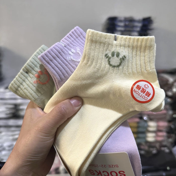 Wholesale Socks for women in spring and summer, short tube sports socks, short cotton socks, cute short socks for women in spring and summer