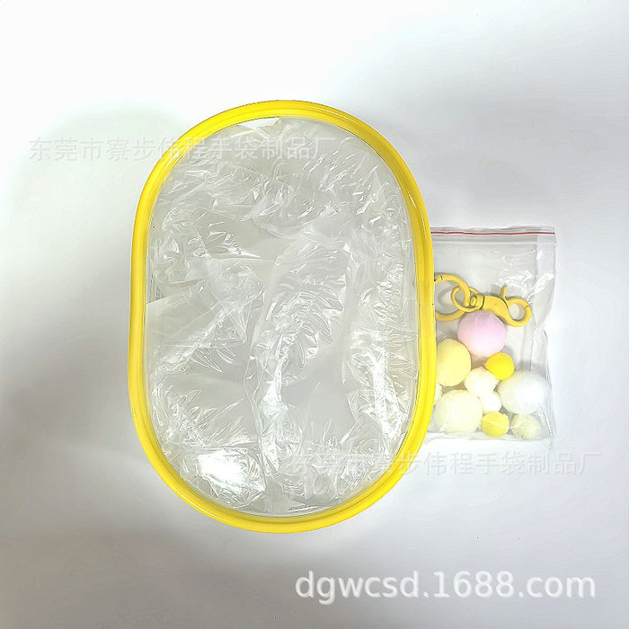 Wholesale 15CM Doll Bag Double Zipper Thickened PVC Transparent Waler Bag
