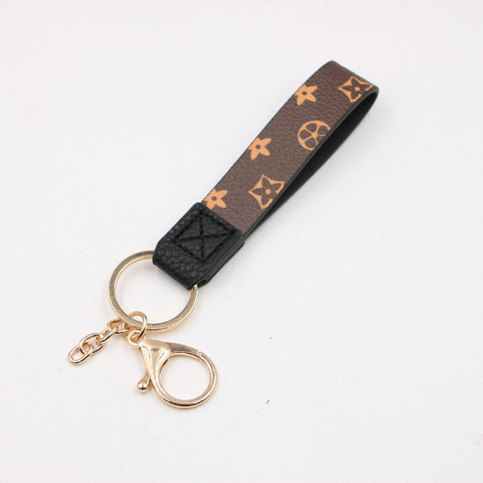 Keychain en gros cuir PU JDC-KC-Zuge042