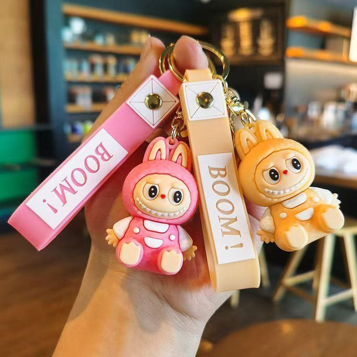 Wholesale Cute Series Keychain Sitting Car Backpack Pendant Street Stall Small Gifts