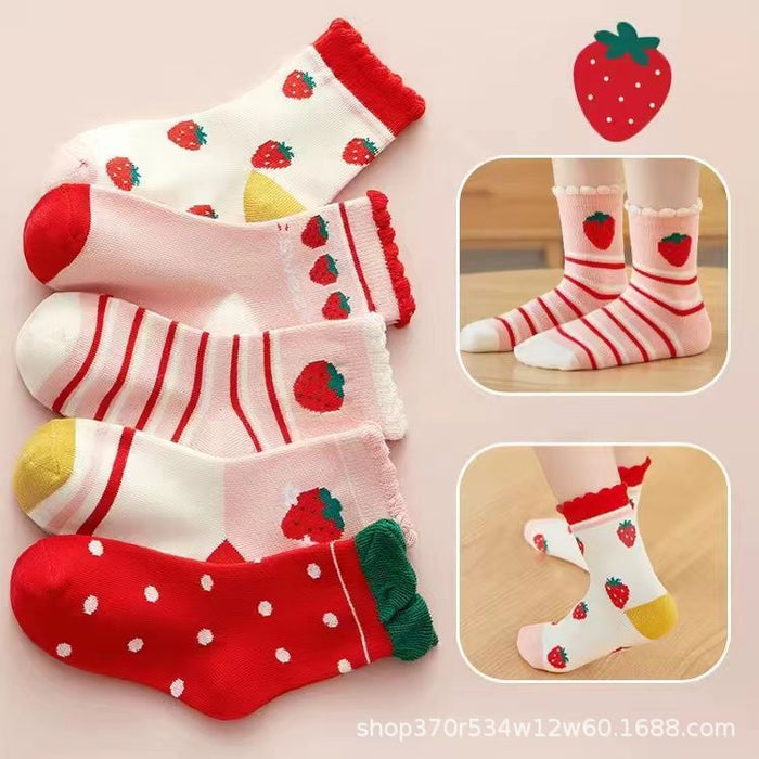 Wholesale 5pcs children' s socks baby sports socks large children' s stockings