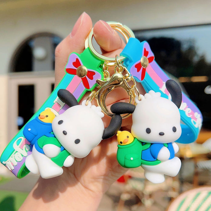 Wholesale Cute Cartoon Doll Silicone Keychain (S) JDC-KC-WC020