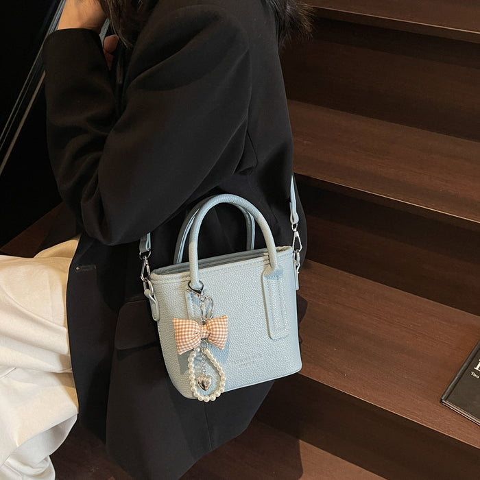 Wholesale New Small Bag Texture Handheld Bucket Bag Versatile Retro Commuter Crossbody Bag