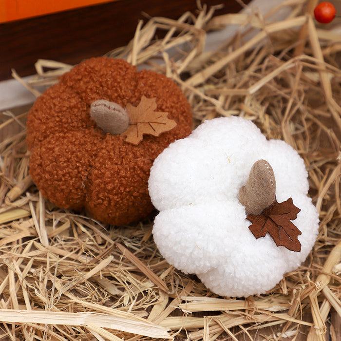 Wholesale  Decorations  Scandinavian Style Artificial Pumpkin Ornaments Doll Gifts