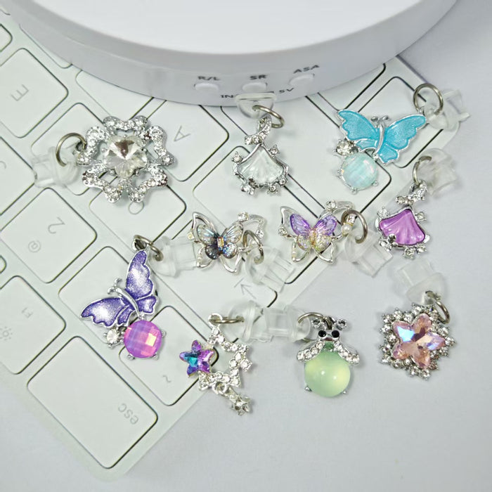 Wholesale Diamond star and moon pendant Mobile Phone Stands