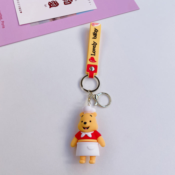 Wholesale Cute Cartoon PVC Doll Keychains (F) JDC-KC-JuShu017