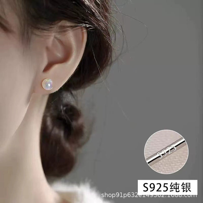 Wholesale Pearl Silver Earnail Female Design High end Earrings Fashionable, Small and Versatile Earrings
