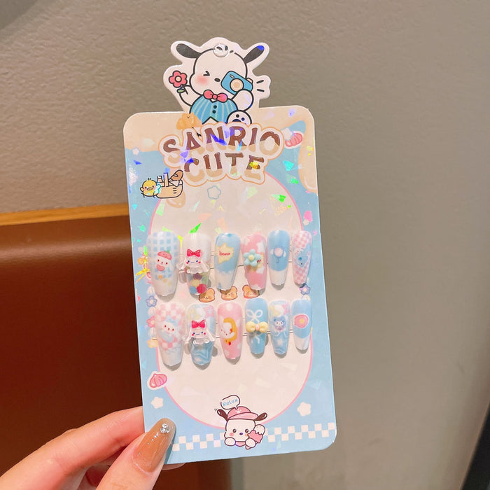 Wholesale children Long cute nail stickers