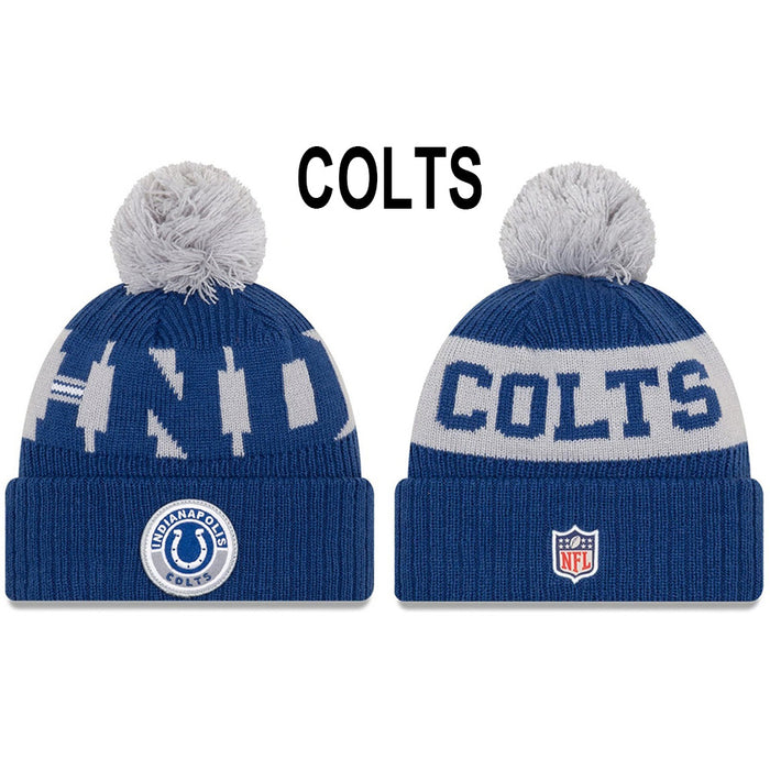 Wholesale Wool Knitted Hat Rugby Game Hat Sports Big Letter Warm Hat