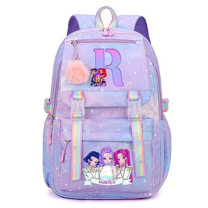 Wholesale KPop letter print large capacity backpack