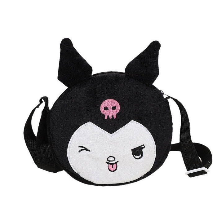 Wholesale Cartoon children' s plush small shoulder bag