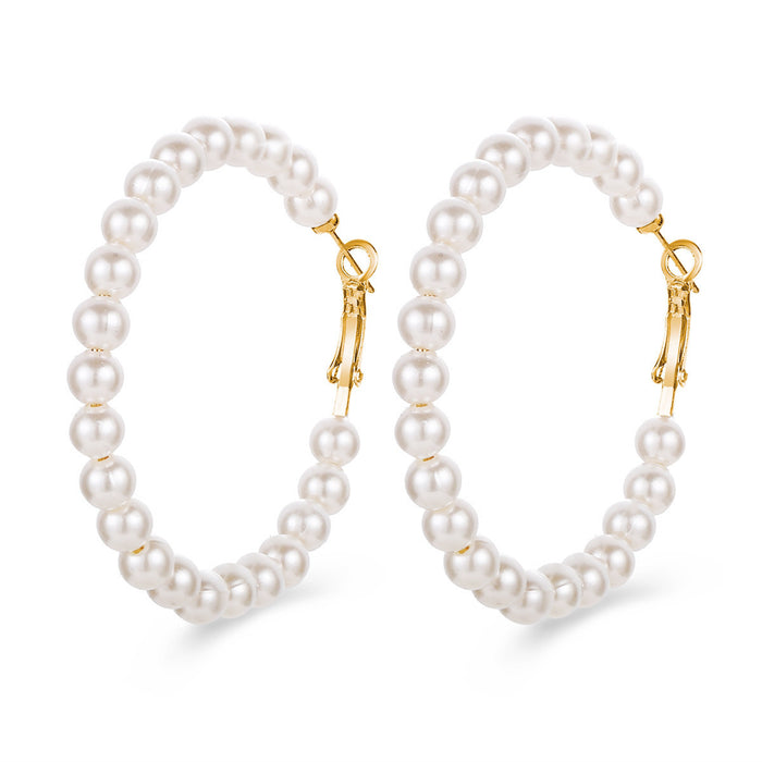 Wholesale Elegant Pearl Stud Earrings