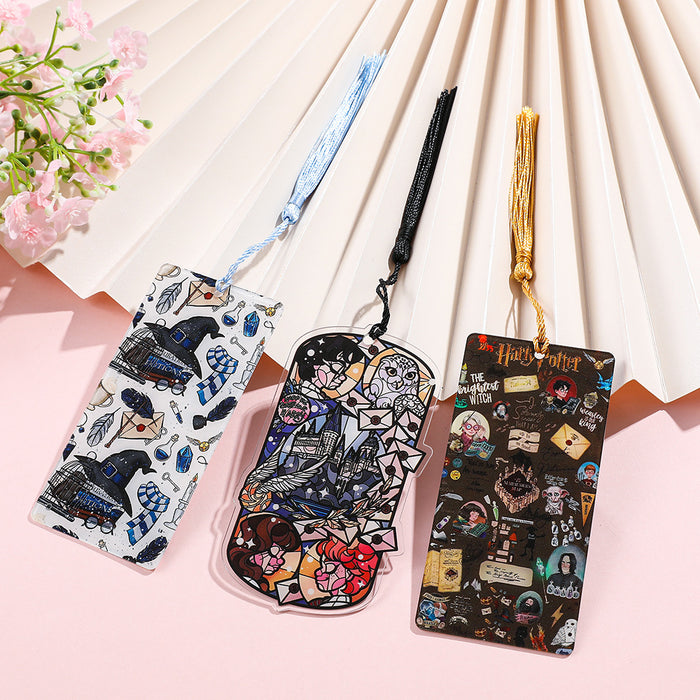 Wholesale Peripheral Bookmark Acrylic Tassel Pendant