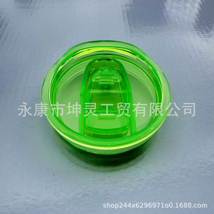 Wholesale Glass Straight Cup PP Color Cup Lid JDC-CUP-KL001