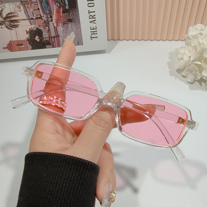 Wholesale New Fashion Sunglasses Square Sunglasses Unparalleled Versatile Simple Classic Large Frame Sunshade Mirror