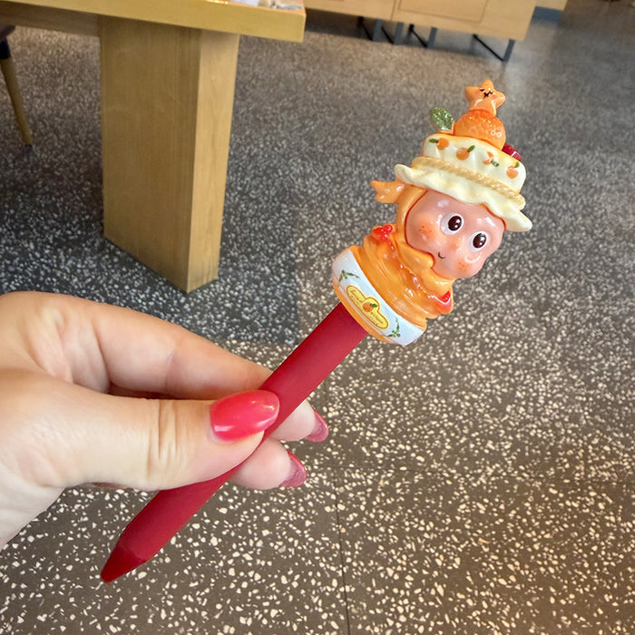 Wholesale Cute and creative cartoon push-button ballpoint pen