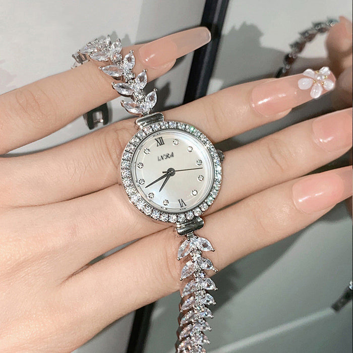 Wholesale Alloy Diamond Mermaid Bracelet Waterproof Quartz Watch JDC-WH-XCD009