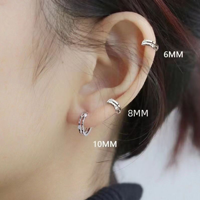 Wholesale Women's Ear Pole Sleeping Free Ear Ring Super Flash High-grade Ear Accessories