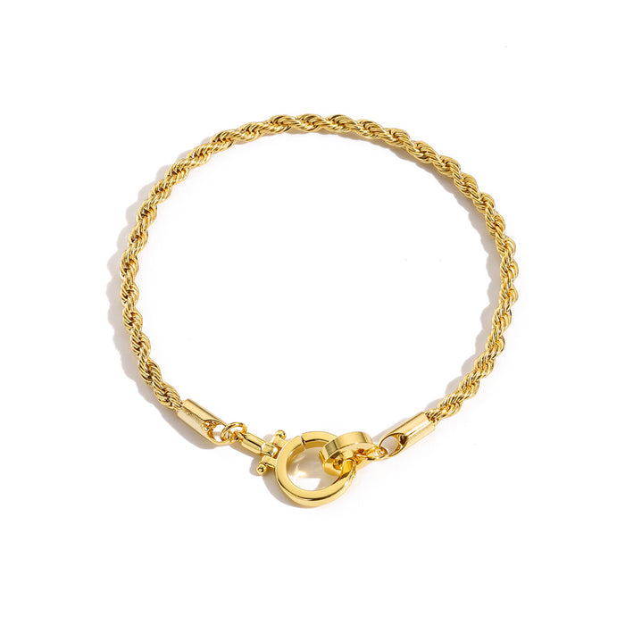 Wholesale New women's bracelet fashionable commuting personality 8-shaped buckle curved card bracelet