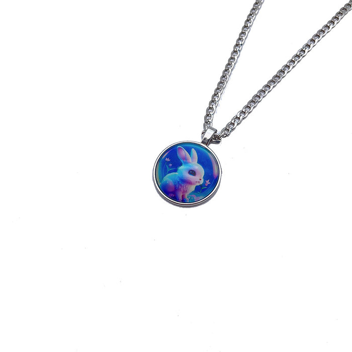 Wholesale Luminous Zodiac Alloy Necklace