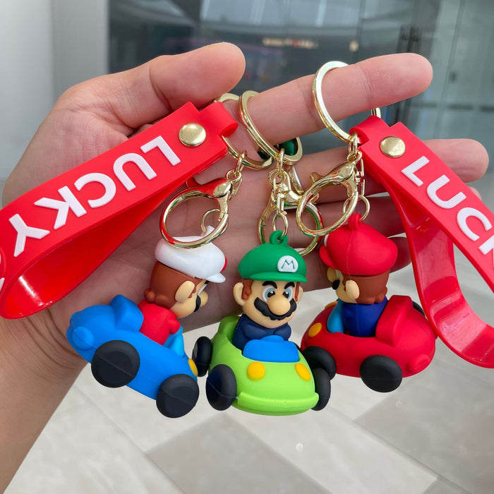 Wholesale Car keychain, cartoon doll, backpack pendant, keychain, car ornament, claw machine, small gift