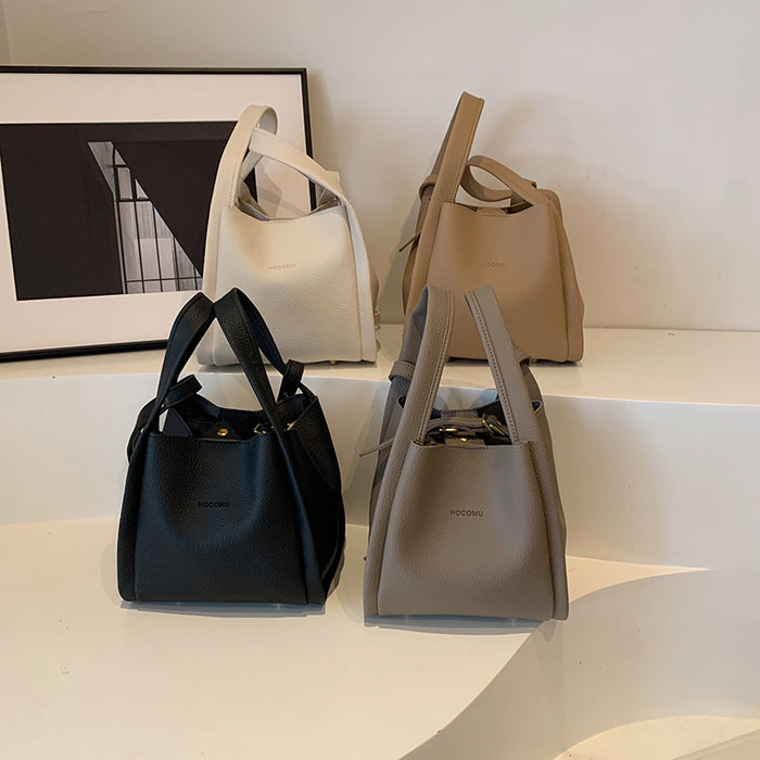 Wholesale Pattern Bucket Bag Shoulder Bag Two-Piece Handbag