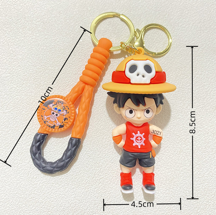 Wholesale Dress-up Woven Cartoon Key Chain Doll Key Chain Accompanying Gift Pendant Small Jewelry