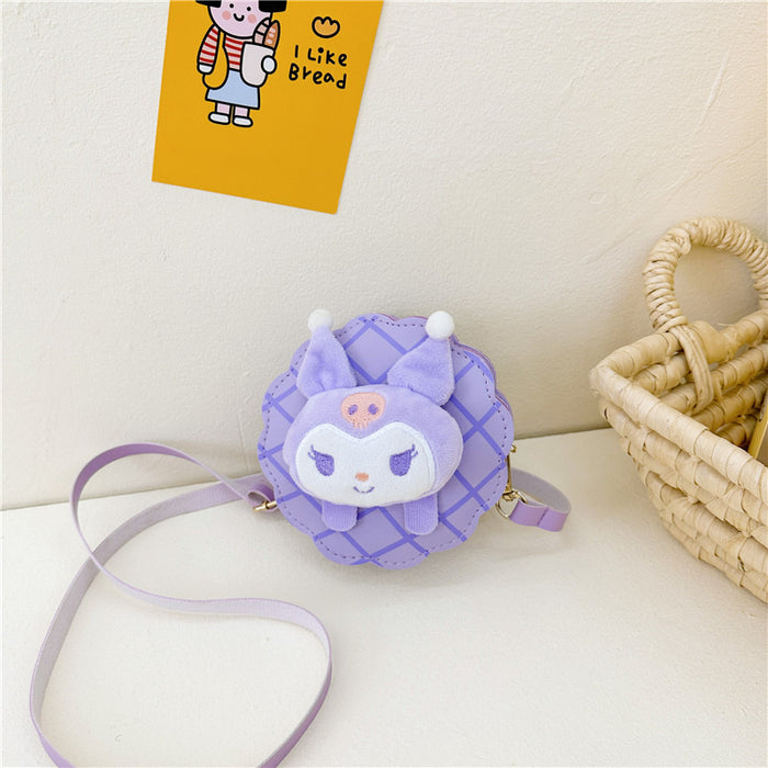 Wholesale Children's bag, stylish girl's baby plush crossbody bag, cute shoulder bag