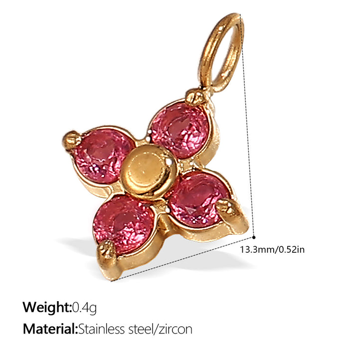 Wholesale DIY Stainless Steel Gold-Plated Necklace Pendant