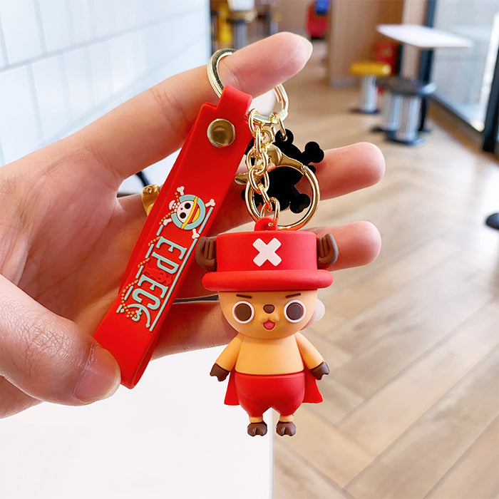 Wholesale Silicone Cartoon Doll Keychain JDC-KC-MingT224