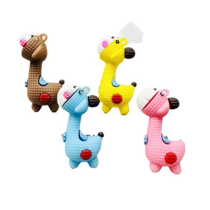 Wholesale Creative keychain pendant handmade DIY soft rubber