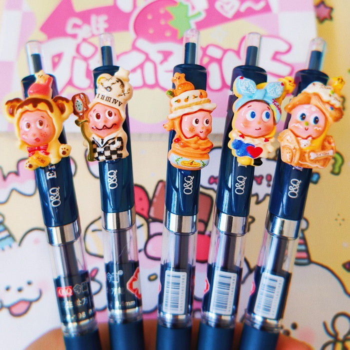 Wholesale Cute Star Doctor Nurse Gel Pens 0. 5mm Black Blue Ink Bulk Pack
