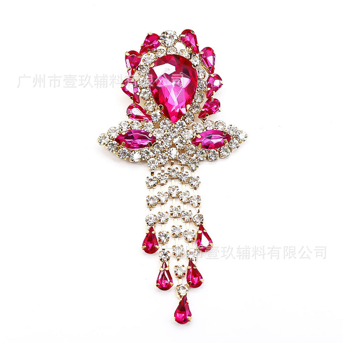 Wholesale DIY Crystal Tassel Corsage Accessories Pendant