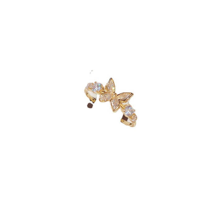 Wholesale Diamond-encrusted Butterfly Ring