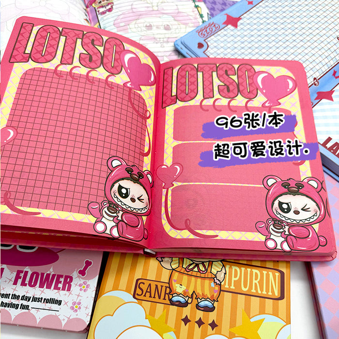 Wholesale Cartoon cute notebook cartoon notepad  anime hard cover book