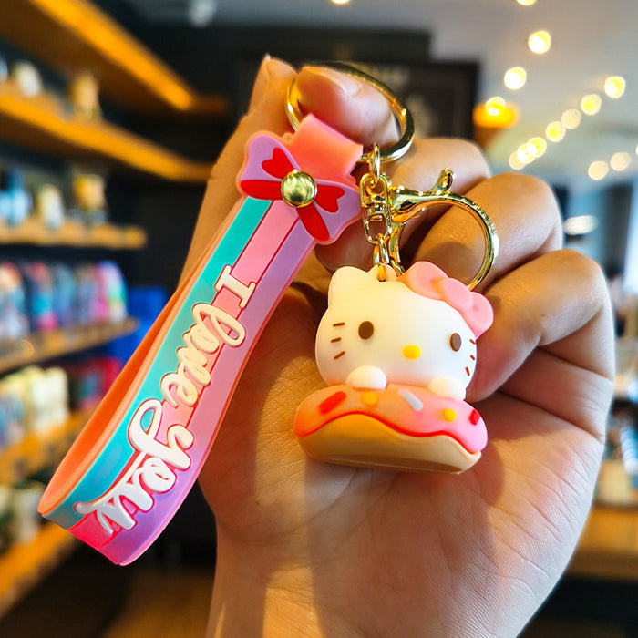 Wholesale Silicone Cartoon Doll Keychain JDC-KC-Tingm153